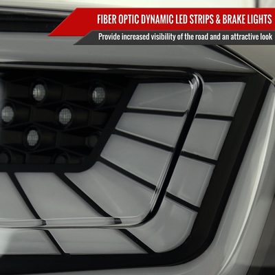 2018-2022 Honda Accord Sedan SQ2 LED Signal Tail Lights Glossy Black/Smoke