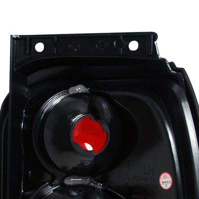 1998-2001 Ford Explorer Mercury Mountaineer Tail Lights Matte Black/Clear Lens