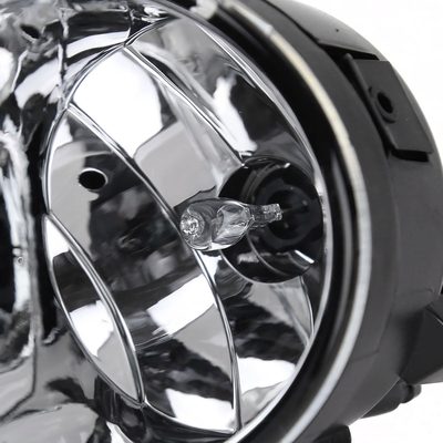 2004-2015 Nissan Titan/ 2005-2007 Armada Bumper Fog Lights Chrome/Clear Lens