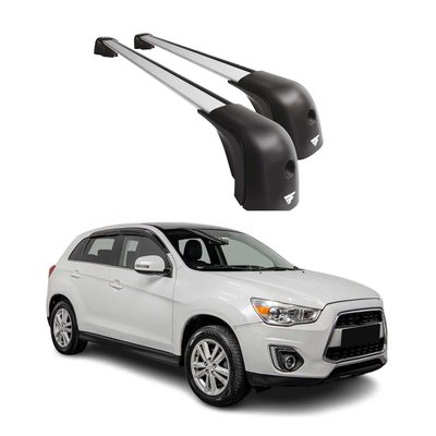 2011-2023 Mitsubishi Outlander Sport Roof Rack Cross Bars Silver