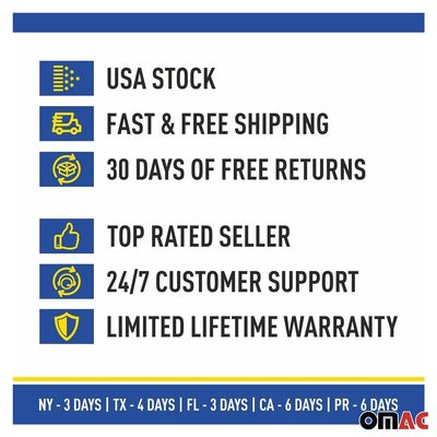 Goodyear Wind Deflectors for GMC Sierra 1500 2019-2025 Double Cab Smoke 4 pcs