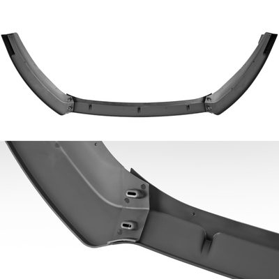 2014-2019 Ford Fiesta Glossy Black 3Pcs Front Bumper Lip Splitter Kit