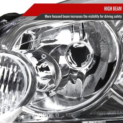 2006-2013 Chevy Impala / Impala Limited /Monte Carlo Headlights Amber & Chrome