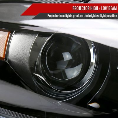 2013-2016 Dodge Dart Factory Headlights High/Low Beam - Passenger Side Black