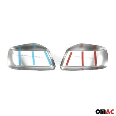 2005-2015 Nissan Xterra Side Mirror Cover Caps Stainless Steel Silver 2 Pcs