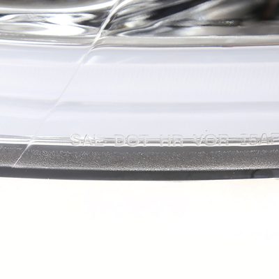 2011-2013 Hyundai Elantra LED Bar Projector Headlights Chrome/Clear Lens
