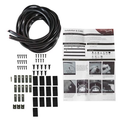 2009-2014 Ford F-150 Styleside Textured Rivet Style Fender Flares