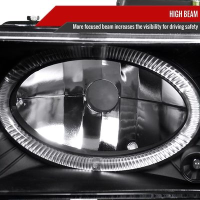 1994-1998 Chevy C/K 1500 2500/Tahoe Dual Halo Headlights & Corner Signal