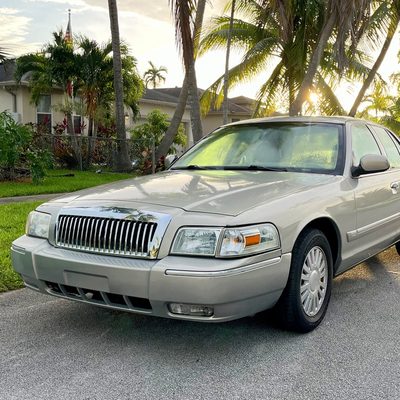 2006-2011 Mercury Grand Marquis Factory Headlights & Corner Lamps Chrome