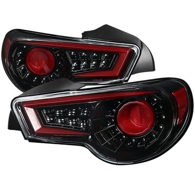 2012-2016 Scion FRS/ BRZ/ Toyota 86 LED Sequential Tail Lights Jet Black/Clear