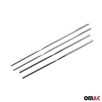 2013-2020 Toyota Yaris Window Molding Trim Streamer Stainless Steel Silver 4 Pcs