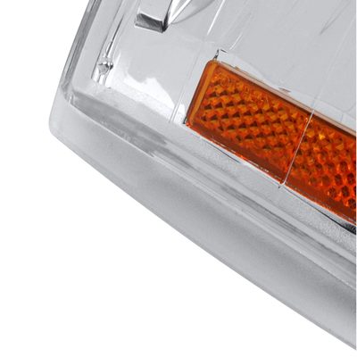1994-1998 GMC Sierra/Yukon/Suburban Corner Lights Amber Reflectors Chrome