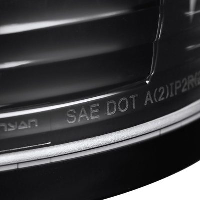 2007-2013 GMC Sierra 1500 2500HD 3500HD C-Bar LED Tail Lights Jet Black