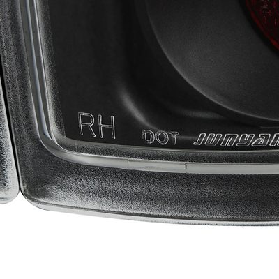 2004-2008 Ford F-150 Styleside Tail Lights Matte Black Housing/Clear Lens