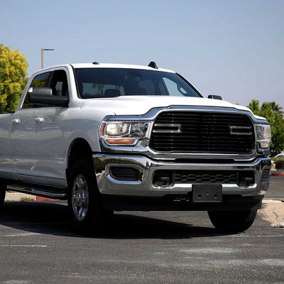 For Dodge RAM 2500 3500 2019-2024 Factory Style Crystal Headlight Passenger Side Only Chrome Housing Clear Lens