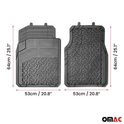 Universal Trim fit Floor Mats Liners for Dodge Trucks & SUV All Season Rubber