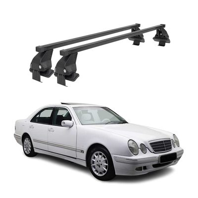 1996-2002 Mercedes E Class W210 Sedan Roof Rack Cross Bars Black