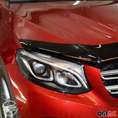2002-2011 Dodge Ram 1500 Front Bug Shield Hood Deflector 1 Pc Smoke Stick Install