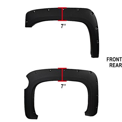 2007-2013 Chevy Silverado 1500 Fleetside 69.3" Factory OE Style Fender Flares