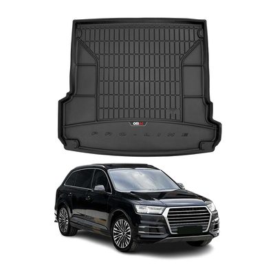 2017-2026 Audi Q7 Premium Cargo Liner Trunk Mat All Weather Heavy Duty Black