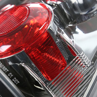 2003-2005 Toyota 4Runner Tail Lights Chrome Housing/Clear Lens