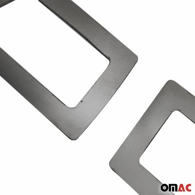 2011-2017 Buick Regal Side Indicator Signal Trim Cover Dark Stainless Steel 2 Pcs