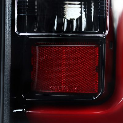 2014-2018 GMC Sierra 1500/2500HD/3500HD LED Tail Lights Jet Black/Clear Lens