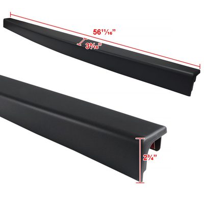 2005-2009 Hummer H2 Sport Utility Truck Black ABS Tailgate Cap Protector Cover