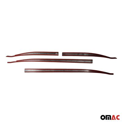 2019-2024 Jeep Renegade Side Door Molding Trim Brushed Steel Dark 4x