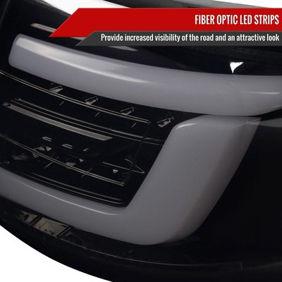 2008-2014 Subaru Impreza WRX HB LED Tube Tail Lights Glossy Black/Dark Smoke