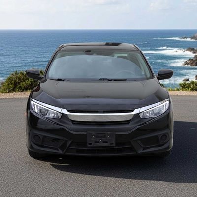 For Honda Civic 2016-2021 Projector Headlights Sequential DRL Chrome Housing Clear Lens