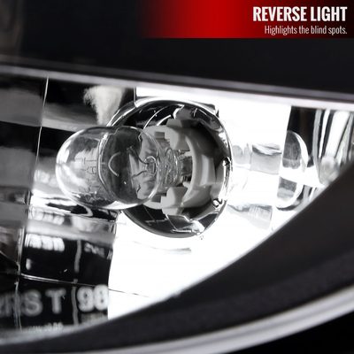 2000-2005 Toyota Celica V2 LED Tail Lights Matte Black Housing/Clear Lens