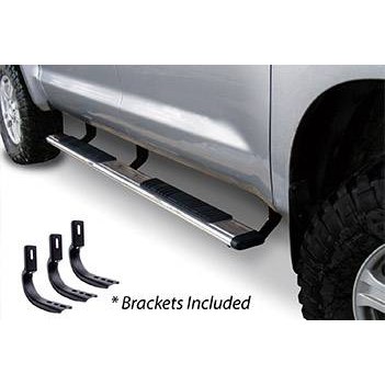 5" OE Xtreme 80" Estribos + brackets - Low Profile Chevrolet S10 16-17 Inoxidable