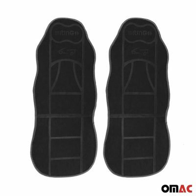 Acura Car Seat Protector Cushion Cover Mat Pad Black Black 2 Pcs