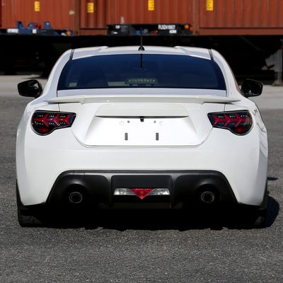 2013-2016 Scion FRS/ Subaru BRZ Lambo LED Tail Lights Jet Black/Clear