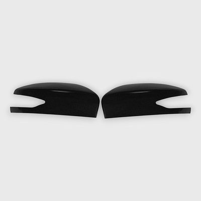2013-2019 Nissan Sentra Mirror Cover Caps Gloss Black 2Pcs ABS Plastic