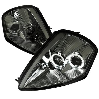 2000-2005 Mitsubishi Eclipse Dual Halo Projector Headlights Chrome/Smoke Lens