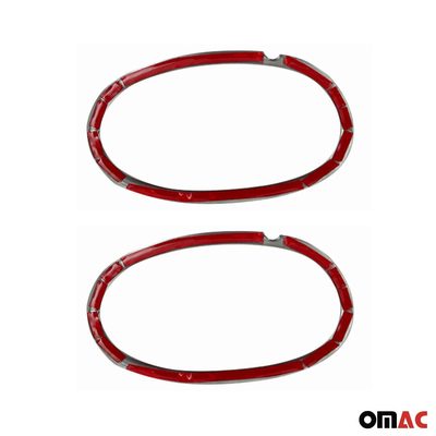 Fog Light Lamp Bezel Cover for Mercedes Sprinter W906 2013-18 S.Steel Chrome 2x
