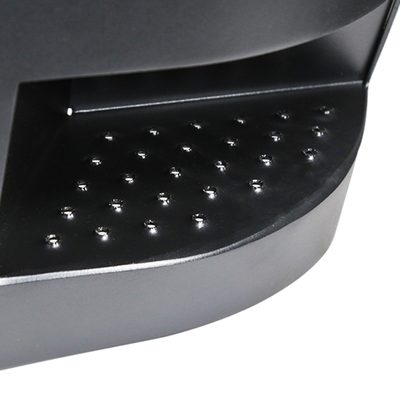 2014-2021 Toyota Tundra Black Heavy Duty Steel Rear Step Bumper w/License Lamp