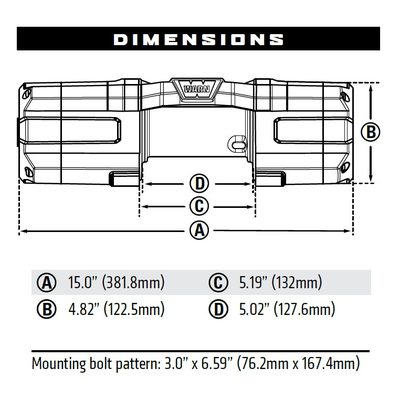 Winch Warn Axon 55 Powersport (Cuerda de Acero)