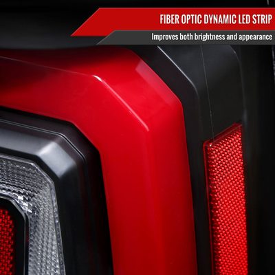2007-2014 Chevy Tahoe/Suburban /GMC Yukon Red LED Turn Signal Tail Lights