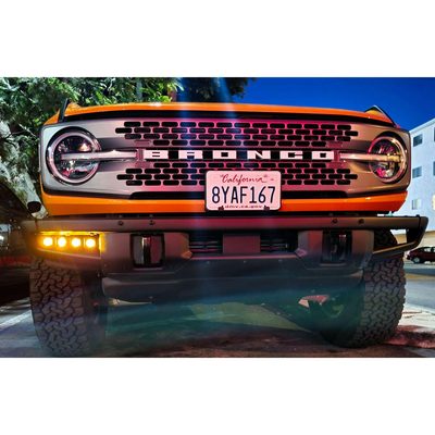 2021+ Ford Bronco Modular Bumper Dual Function Fog Light Kit