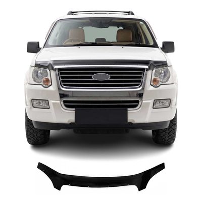 2006-2010 Ford Explorer Front Bug Shield Hood Deflector 1 Pc Smoke