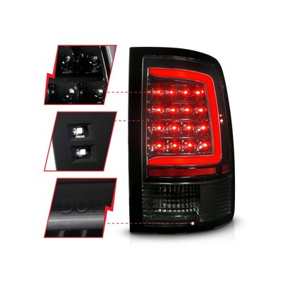 Anzo Black LED Tail Lights 311452