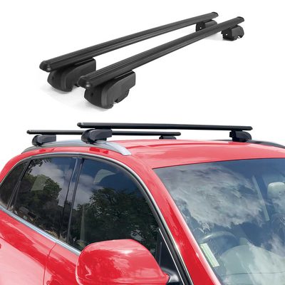 Roof Racks Carrier for Hyundai Santa Fe Sport / Santa Fe LWB 2013-18 Black 2Pcs