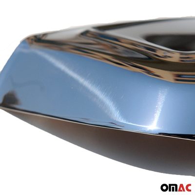 2015-2022 RAM ProMaster City Side Mirror Cover Caps Stainless Steel Silver 2 Pcs