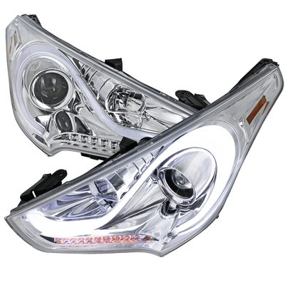 2012-2017 Hyundai Veloster LED Light Bar Headlight Signal Lights Chrome