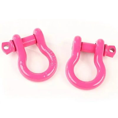 Shackles 7/8" 6000 libras (Par) Negros Rugged Ridge Aplicación Universal