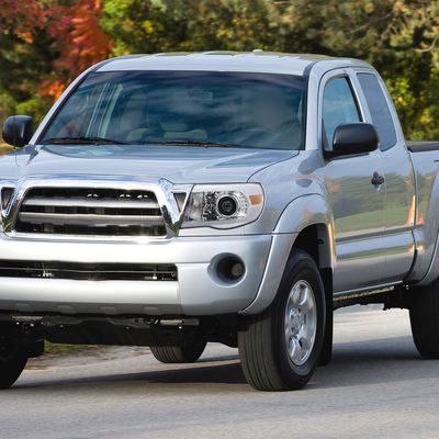 2005-2011 Toyota Tacoma LED Bar Projector Headlights Chrome/Clear Lens