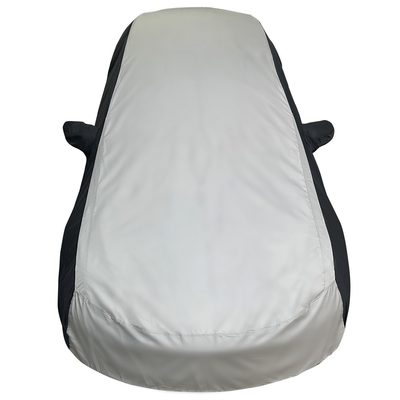 2017-2026 Tesla Model 3 Ultraguard Plus Car Cover - 300D Indoor/Outdoor Protection - Gray/Black
